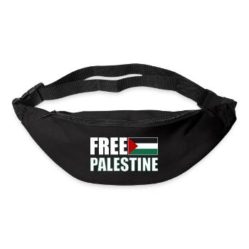 Free Palestine - Bum bag - black - Front