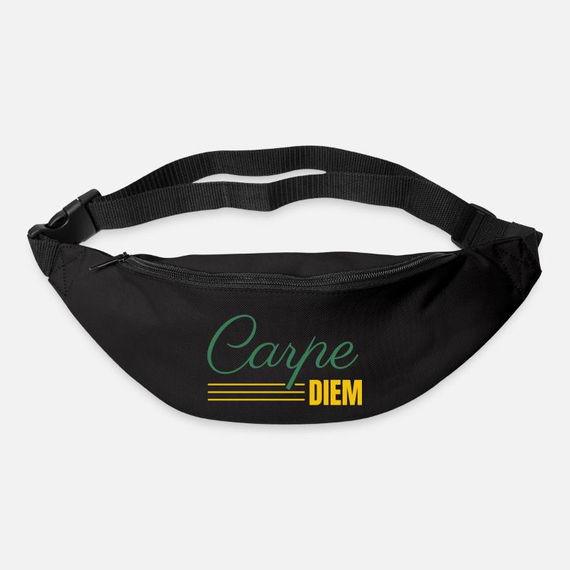 Carpe DIEM - Gürteltasche - Schwarz
