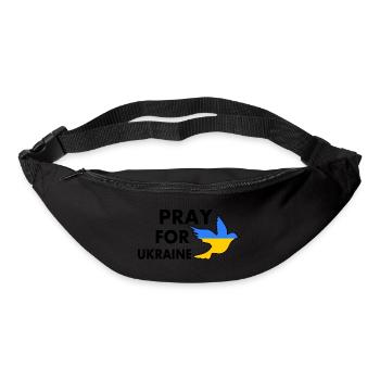 Pray for ukraine - Gürteltasche - Schwarz - Vorne