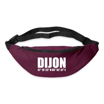 Dijon Koordinaten - Gürteltasche - Burgunderrot - Vorne