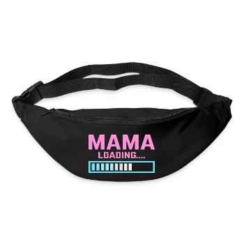 Mama lädt Mama Mama - Gürteltasche - Schwarz - Vorne