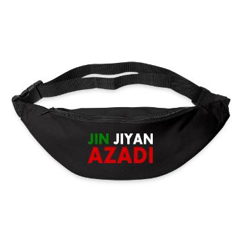 jin jiyan azadi women life freedom - Sac banane - noir - Devant