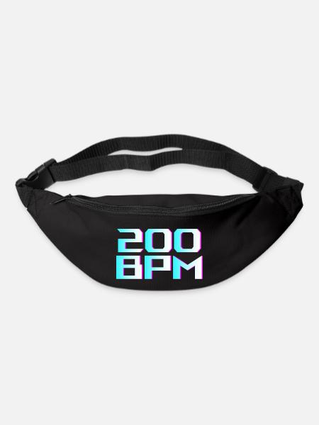 200BPM Uptempo - Gürteltasche - Schwarz
