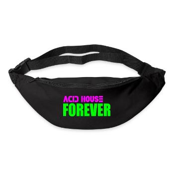 Acid house forever - Bum bag - black - Front