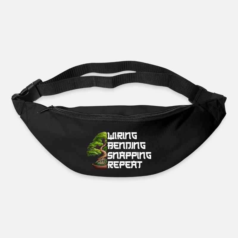 Bonsai tree design for bonsai beginner lovers - Bum bag - black