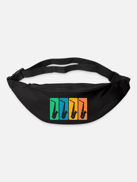 Collection de saxophones vintage - Sac banane - noir