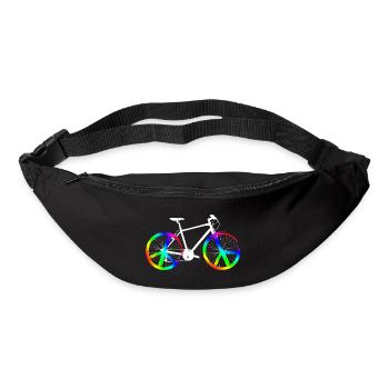 Peace bike - Bum bag - black - Front