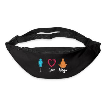 I love yoga - Bum bag - black - Front