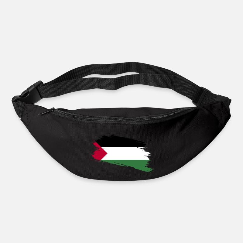 Palestine Flag - Bum bag - black
