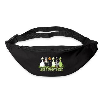 Just A Spooky Goose Halloween Vibes - Bum bag - black - Front