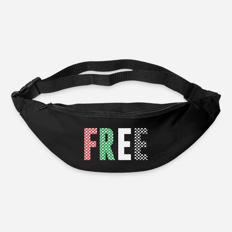 Freies Palästina - Gürteltasche - Schwarz