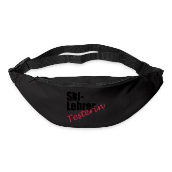 Ski Lehrer Testerin - Gürteltasche - Schwarz - Vorne