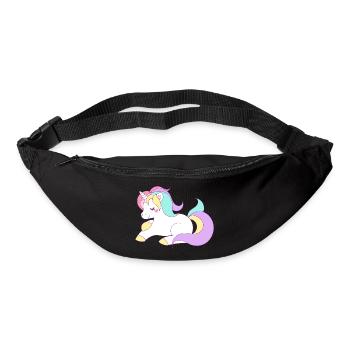 Einhorn - Gürteltasche - Schwarz - Vorne