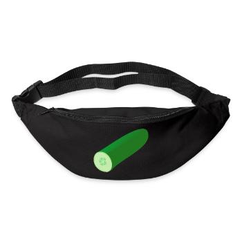 cucumber cucumbers veggie vegetable - Bum bag - black - Front