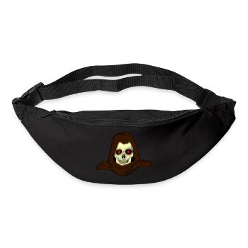 Totenkopf - Gürteltasche - Schwarz - Vorne