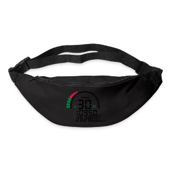 years 30 years anniversary meter - Bum bag - black - Front