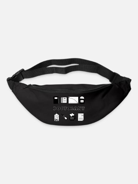 Definition Doctorant - Sac banane - noir