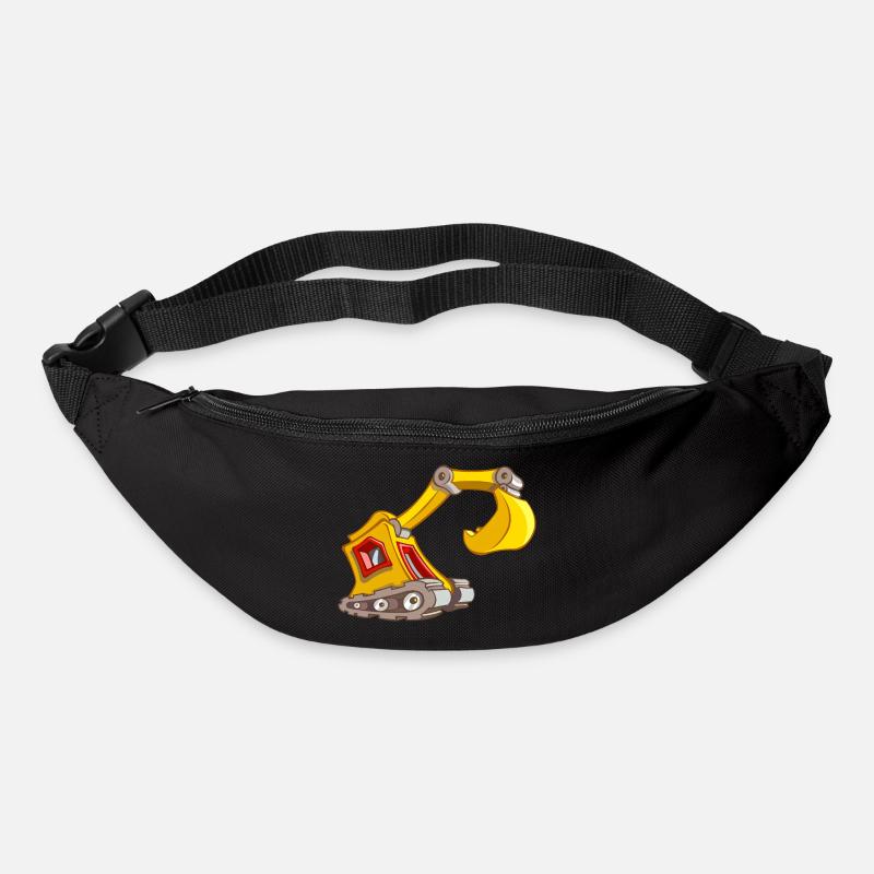 tractopelle - Sac banane - noir