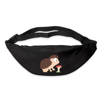 Igel Waldtiere-Serie - Gürteltasche - Schwarz - Vorne
