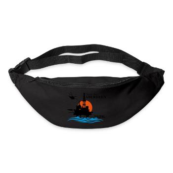 North Sea Aberdeen Oil Rig Platform - Bum bag - black - Front