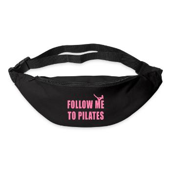 Pilates follow me to Pilates - Gürteltasche - Schwarz - Vorne