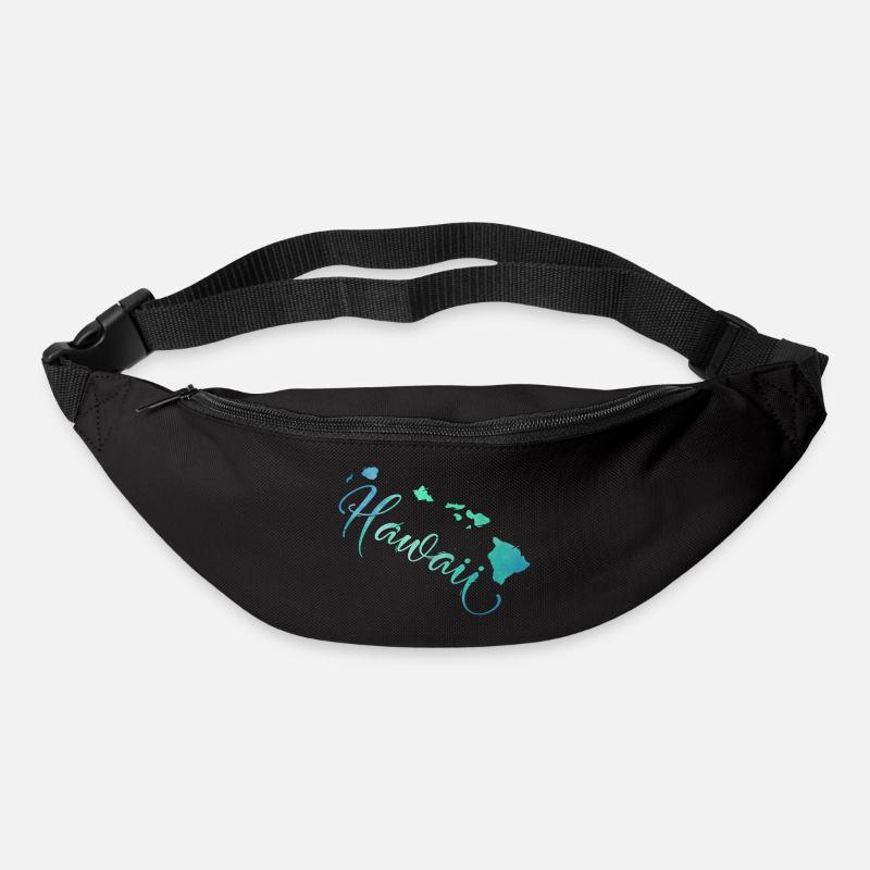 Hawaii - Gürteltasche - Schwarz
