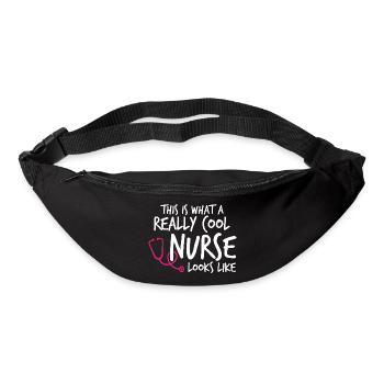 Really Cool Nurse Looks Like - Bum bag - black - Front