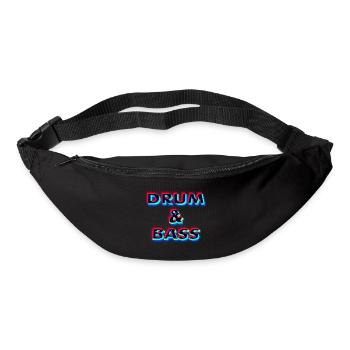 DnB GLITCH - Bum bag - black - Front