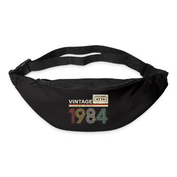 Cassette vintage 1984 - Sac banane - noir - Devant