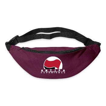 Anti-fascist experience - Bum bag - burgundy - Front