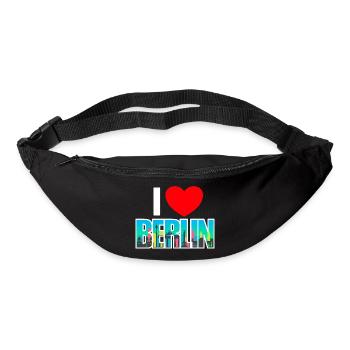 I love berlin - Gürteltasche - Schwarz - Vorne
