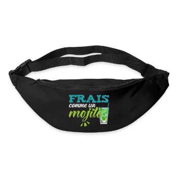 Mojito Morito Frais Cocktail Vacances Original Tee - Sac banane - noir - Devant