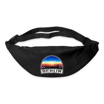 Berlin Berlin Skyline Retro Sun lettering - Bum bag - black - Front