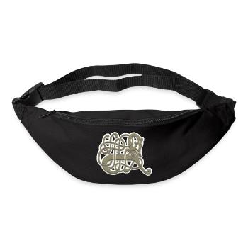 Viking Ornament Pferd - Gürteltasche - Schwarz - Vorne
