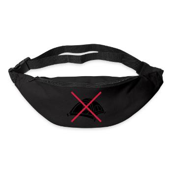 Forbidden Stay outside Tent - Bum bag - black - Front