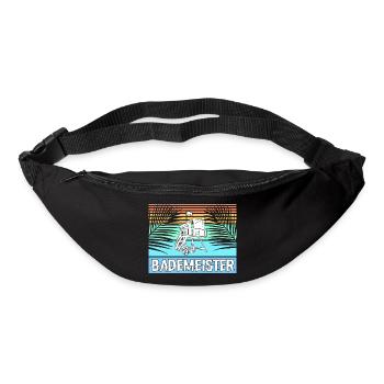 sommer bademeister - Gürteltasche - Schwarz - Vorne