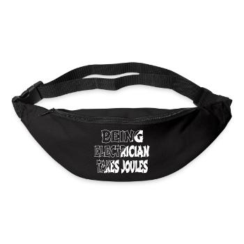 humour drôle prudence citation cadeau artisanat - Sac banane - noir - Devant
