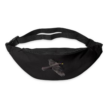 Bord d'aile de merle - Sac banane - noir - Devant