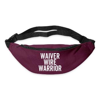 Waiver Wire Warrior - Bum bag - burgundy - Front