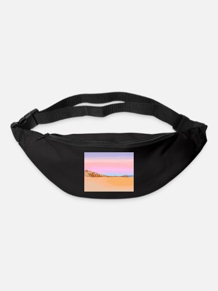 Landscapes #1: the dessert - Bum bag - black