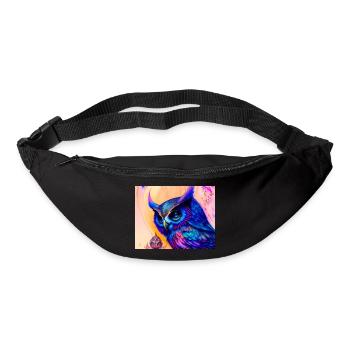 Owl - Bum bag - black - Front