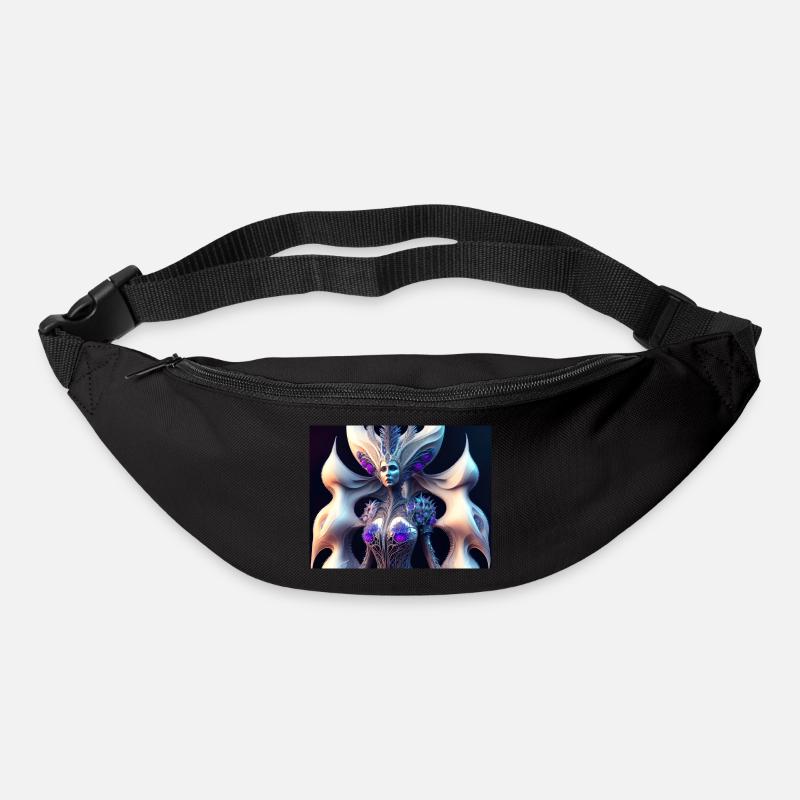Sorcière métallique - Sac banane - noir