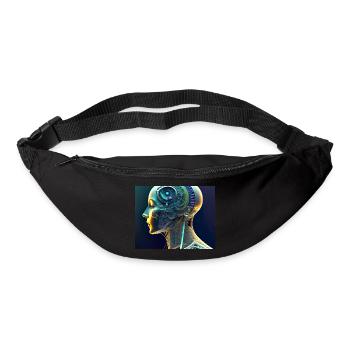Cerveau mécanique - Sac banane - noir - Devant