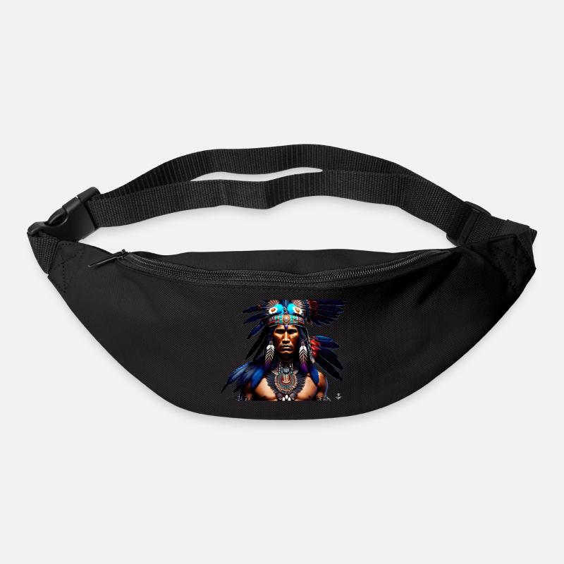 Indianer - Gürteltasche - Schwarz