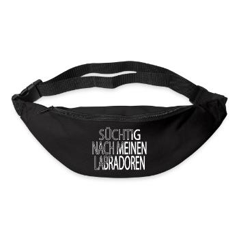 hunderasse boxer welpe bullterrier hundeliebhaber - Gürteltasche - Schwarz - Vorne