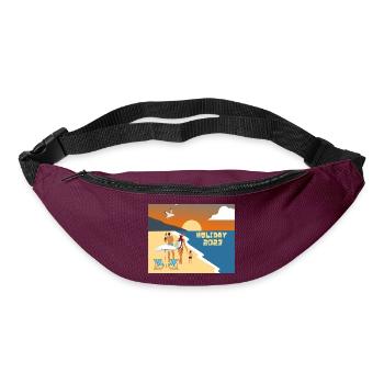 Holiday Start 2023 Water Sand - Bum bag - burgundy - Front