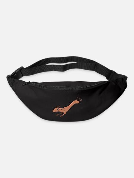Dackel - Gürteltasche - Schwarz