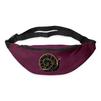 Snail - Bum bag - burgundy - Front