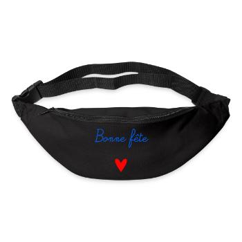 OMA. MUTTERTAG. ALLES GUTE ZUM OMA-TAG. ICH LIEBE DICH - Gürteltasche - Schwarz - Vorne