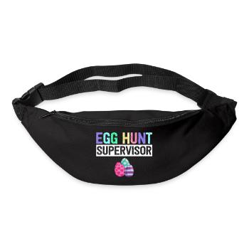 Eiersuche Supervisor Eierjagd Party Mama Papa - Gürteltasche - Schwarz - Vorne